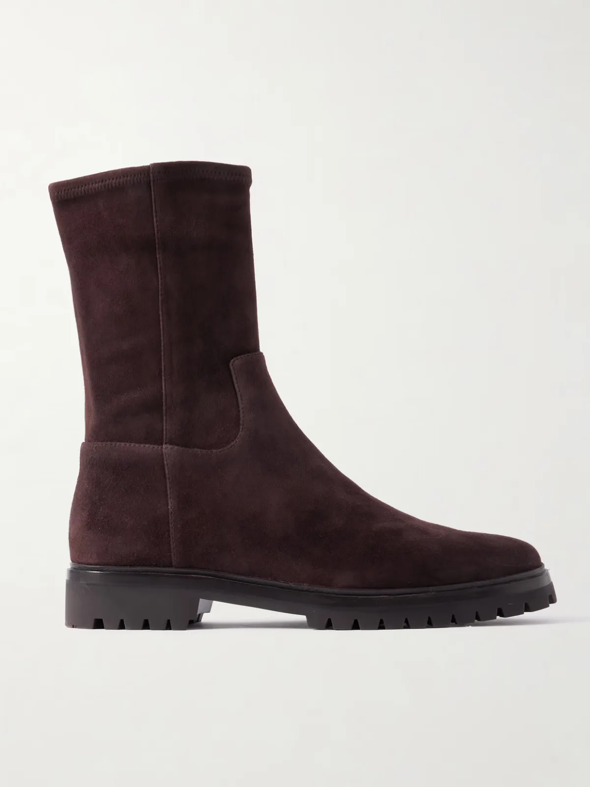- Danny Stretch-suede Ankle Boots -