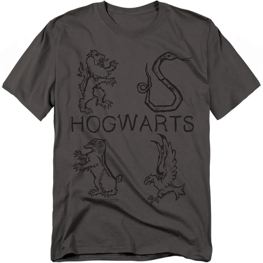 Harry Potter Literary Crests T Shirt by Harry Potter