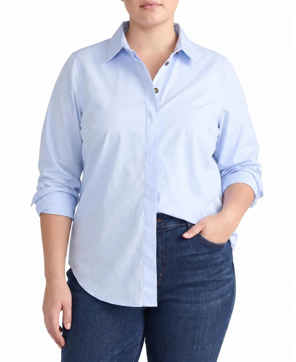 Elbe Classic-Fit Stretch-Poplin Shirt
