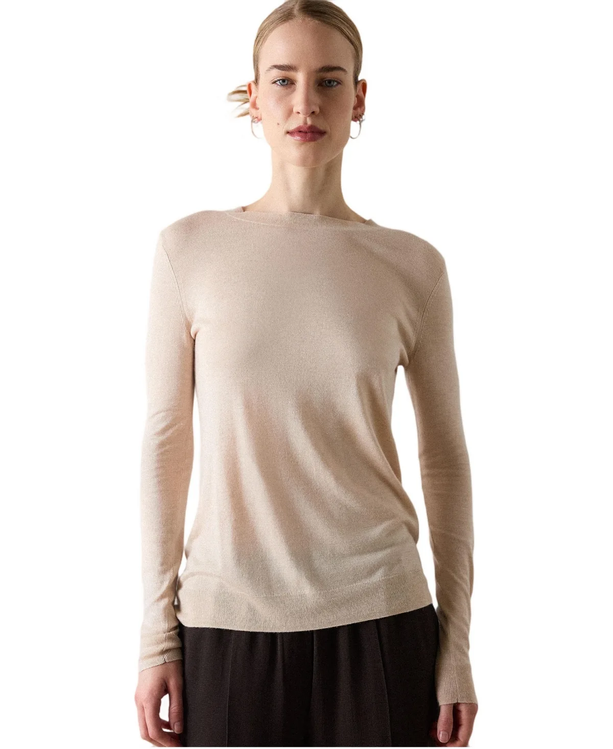 Annie Sparkle Crew Neck Jumper by Whistles