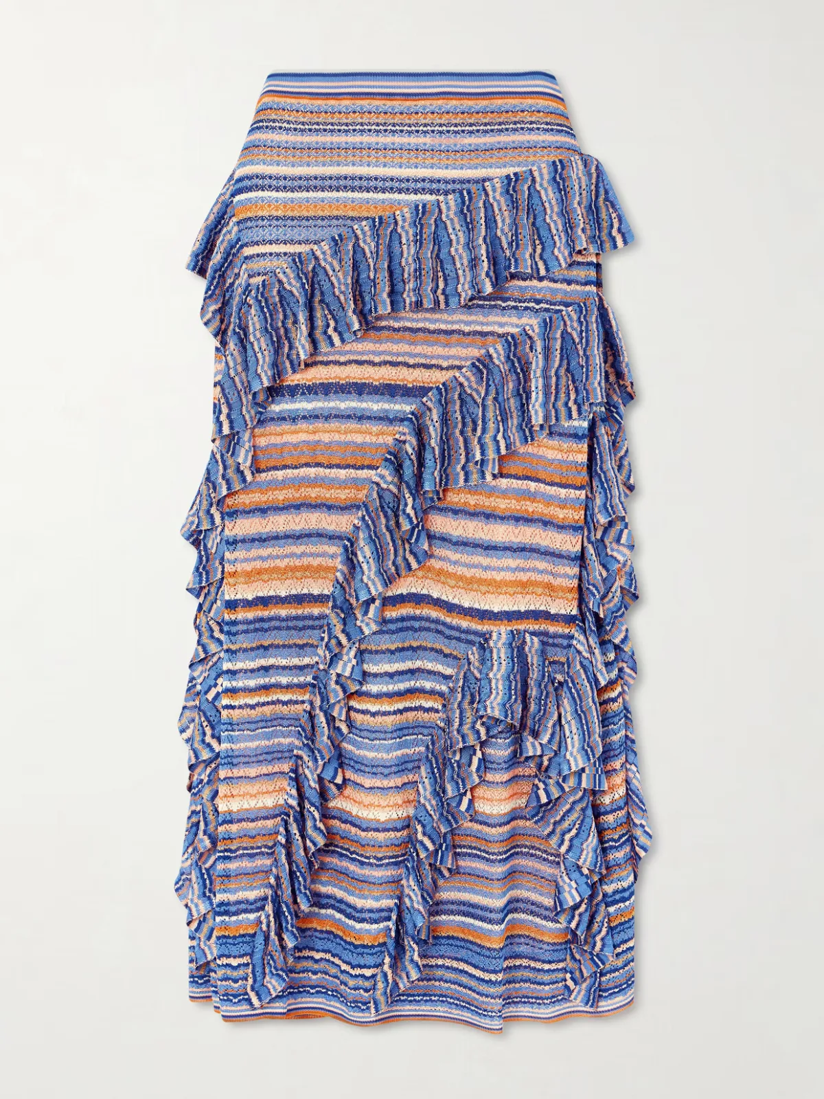 - Delila Ruffle Knit Skirt -