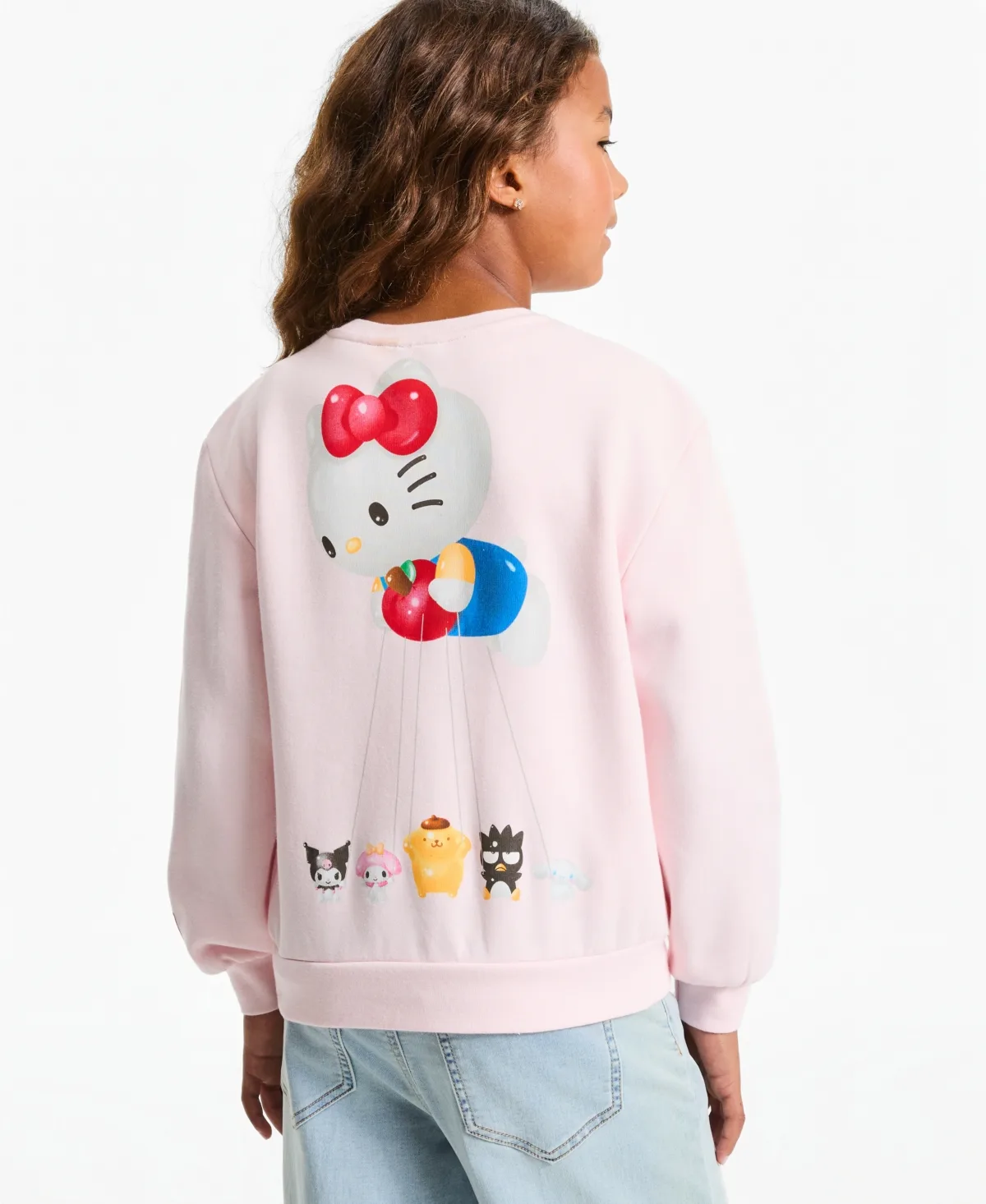 Hello Kitty and Friends Fleece Knit Graphic Crewneck Sweatshirt by Macy's