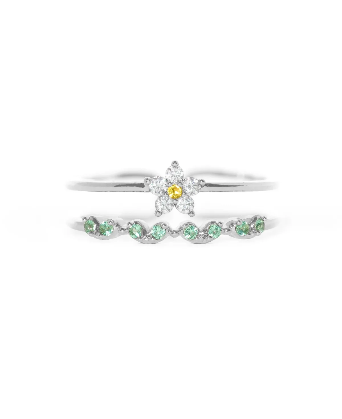 Crystal Fresh Picked Adjustable Ring by Girls Crew