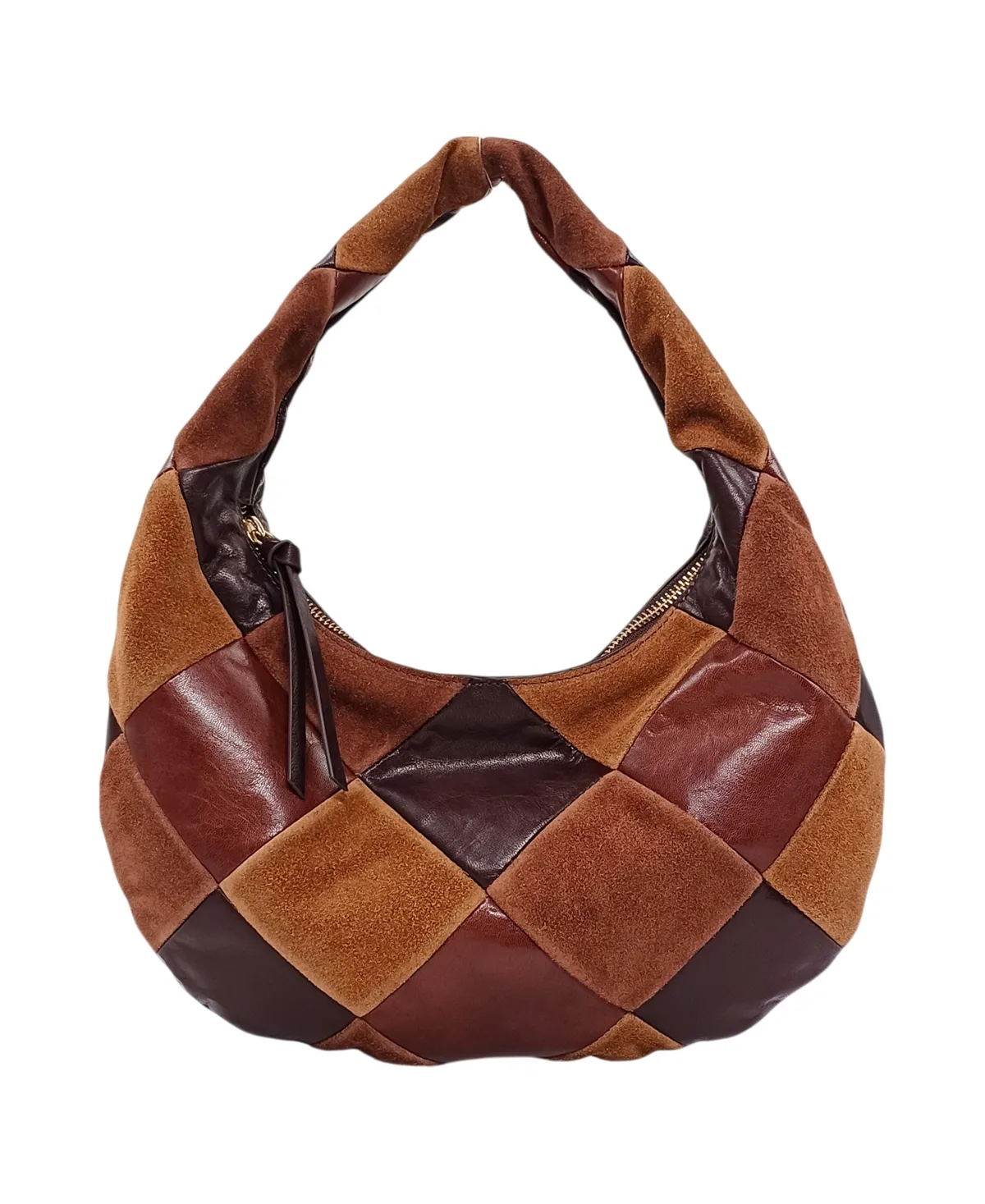 Patch Train Medium Top Handle Shoulder Handbag by Lodis