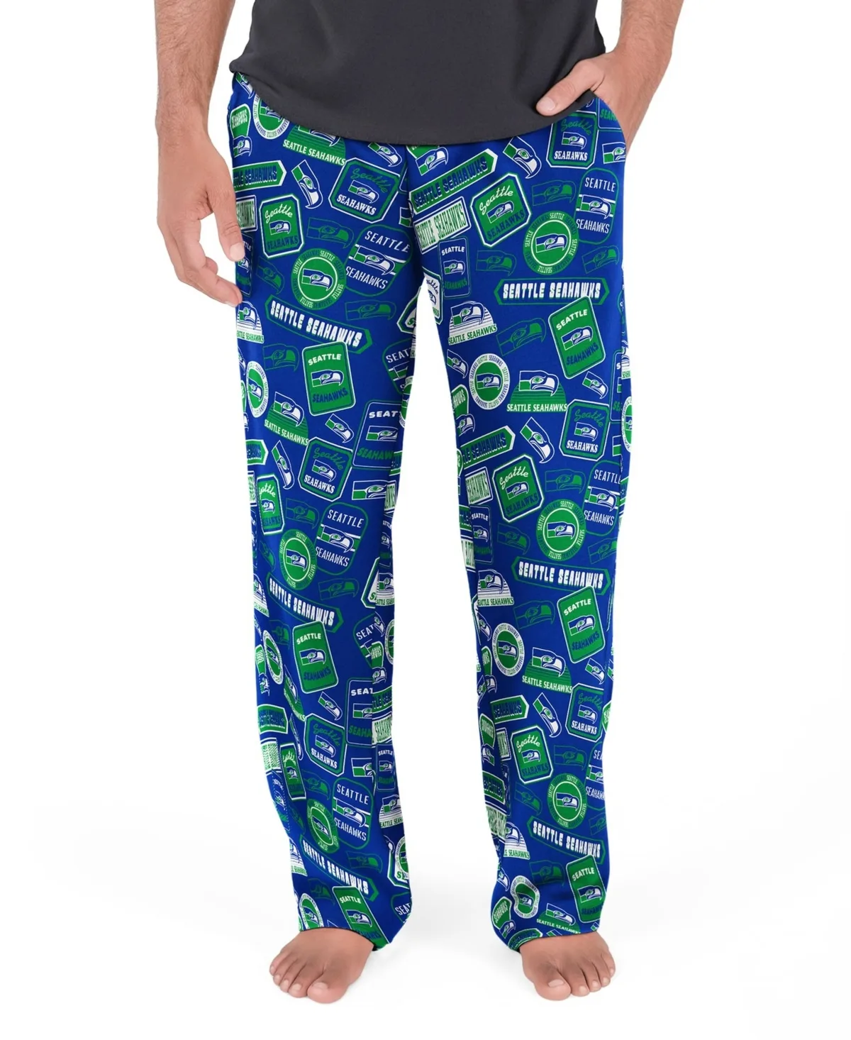 Seattle Seahawks Throwback Logo Grady Sleep Pants by Concepts Sport