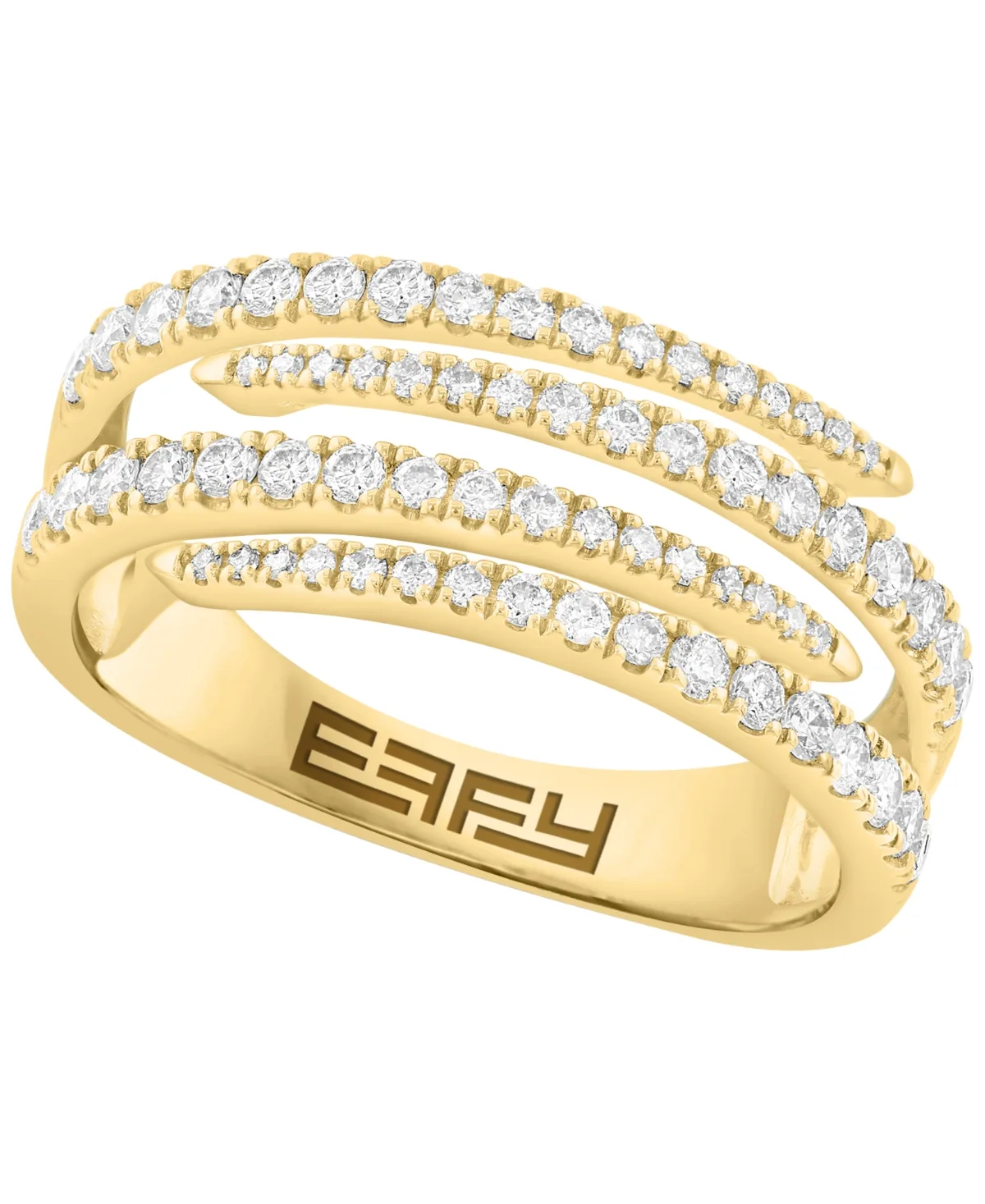 Diamond Round Ring (5/8 Ct.t.w.) in 14k Yellow Gold