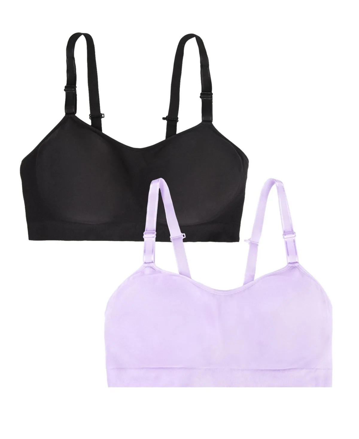 2-Pack Stretch Wireless Bra with Built in Pads by Fruit of the Loom