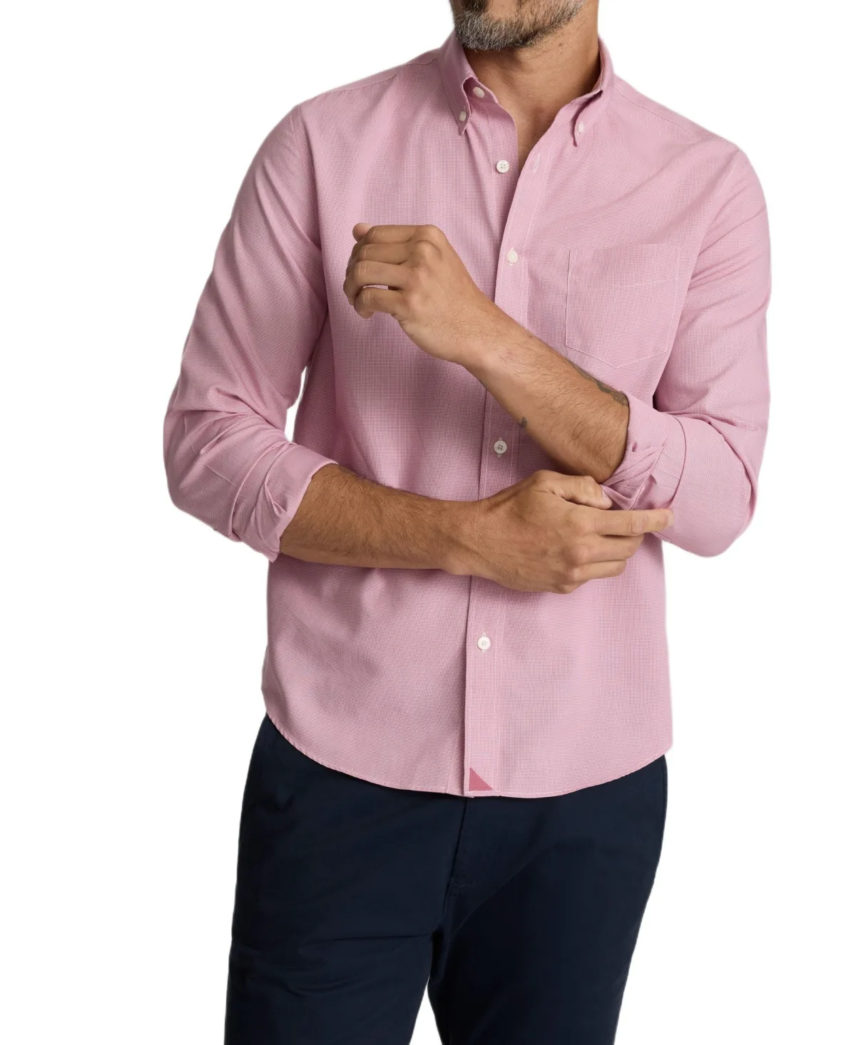Regular Fit Wrinkle-Free Cadetto Button Up Shirt by Untuckit