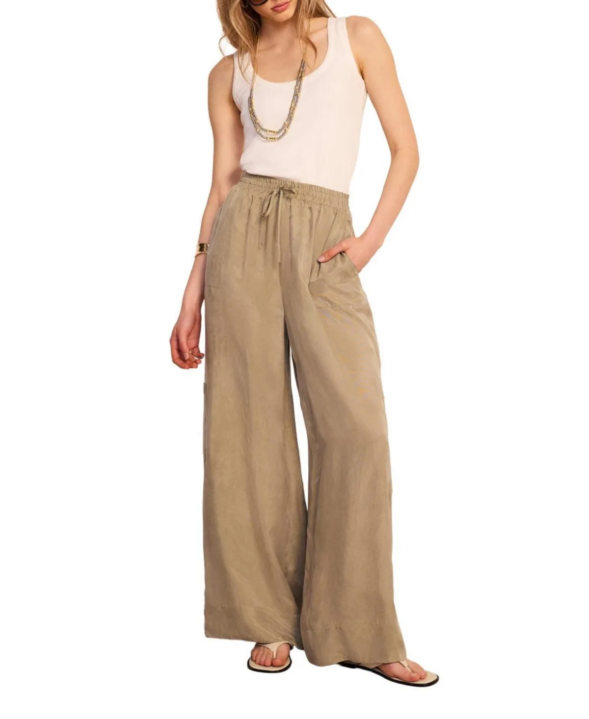 Utility Wide Leg Trousers by Mint Velvet