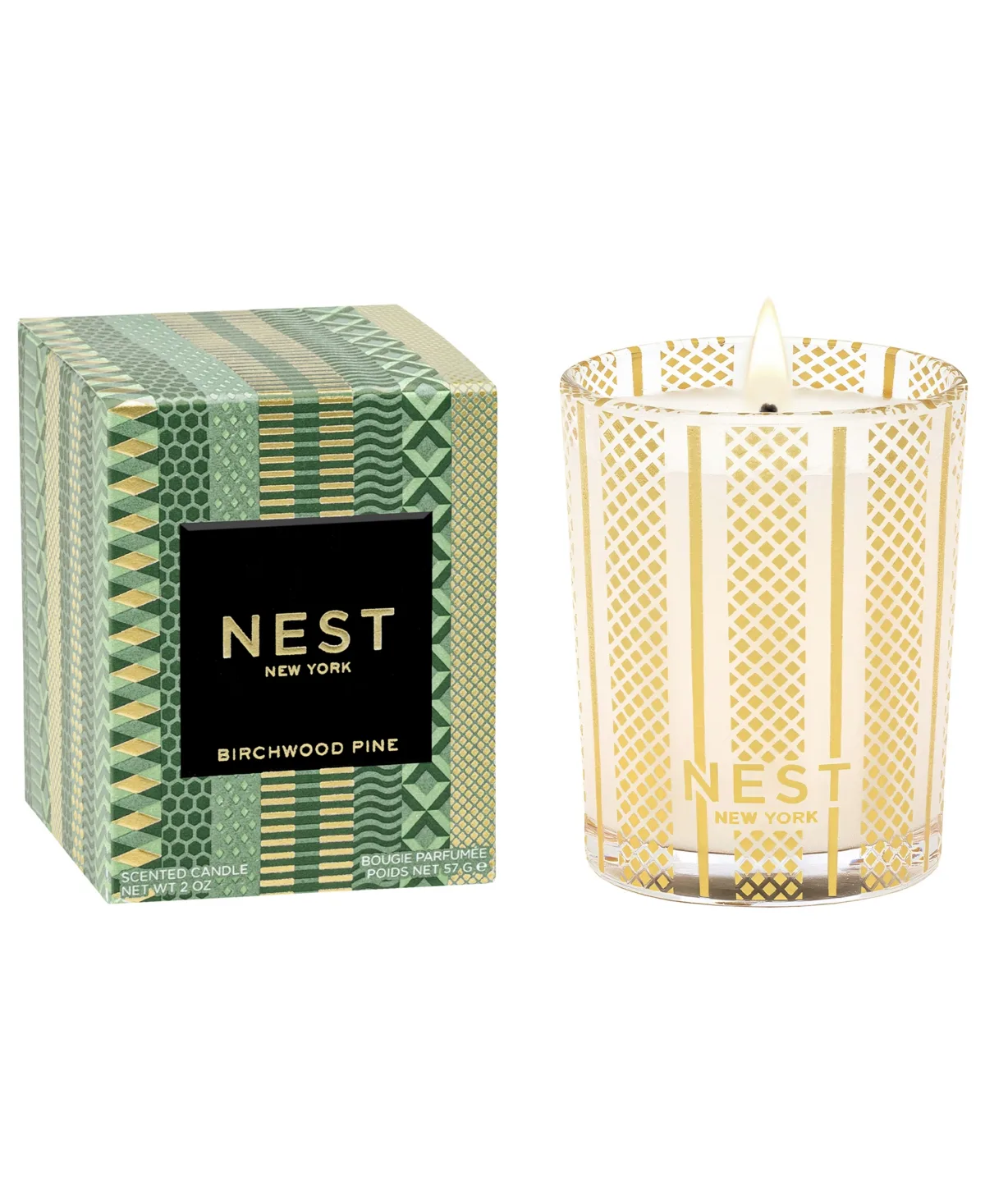 Birchwood Pine Votive Candle, 2.0 oz by Nest New York