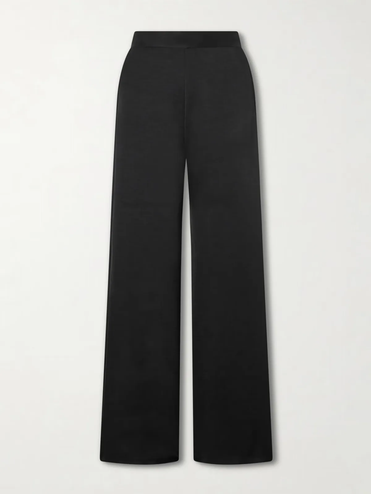 - Wide-leg Satin Pants -
