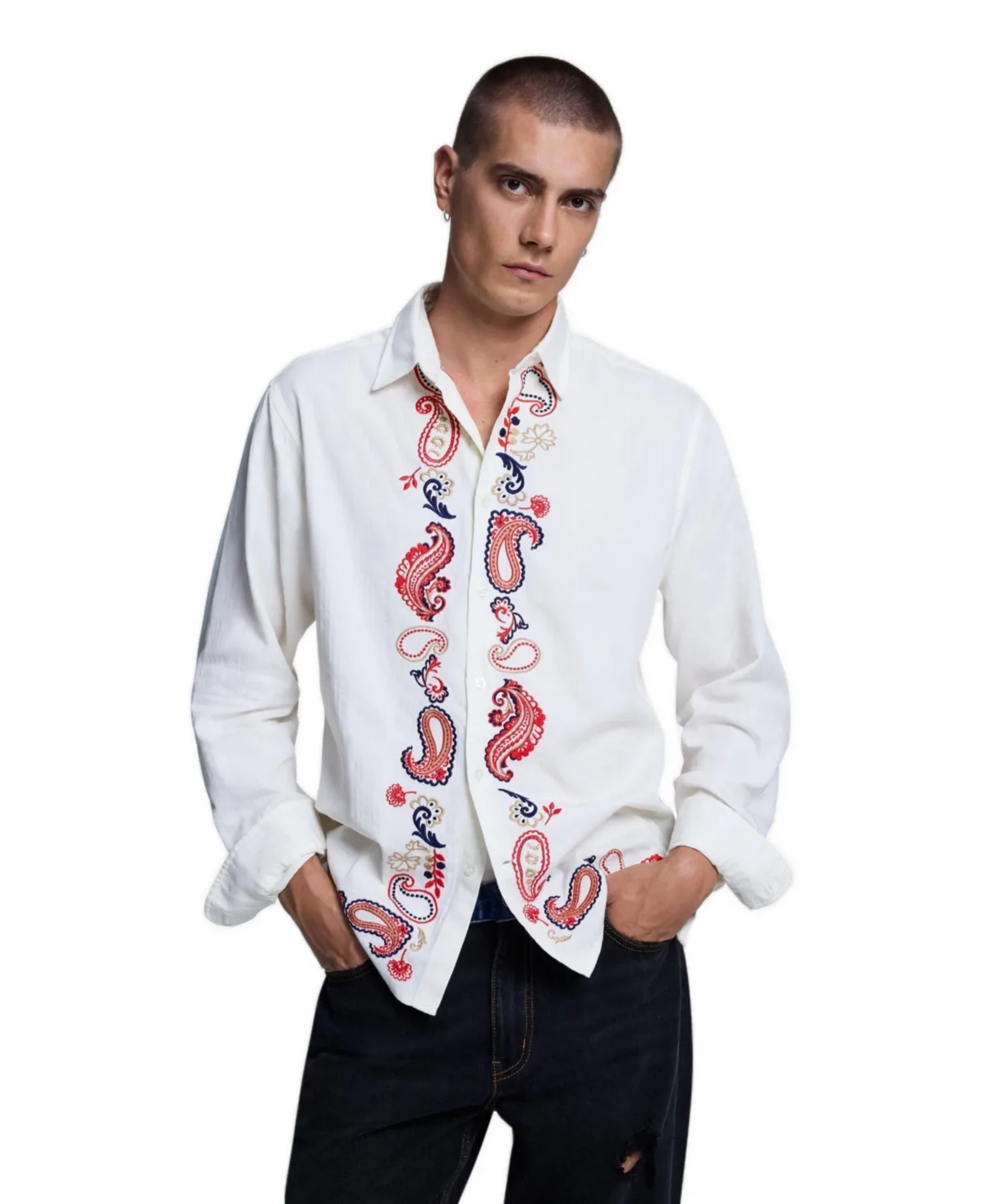 Embroidered Shirt by Desigual