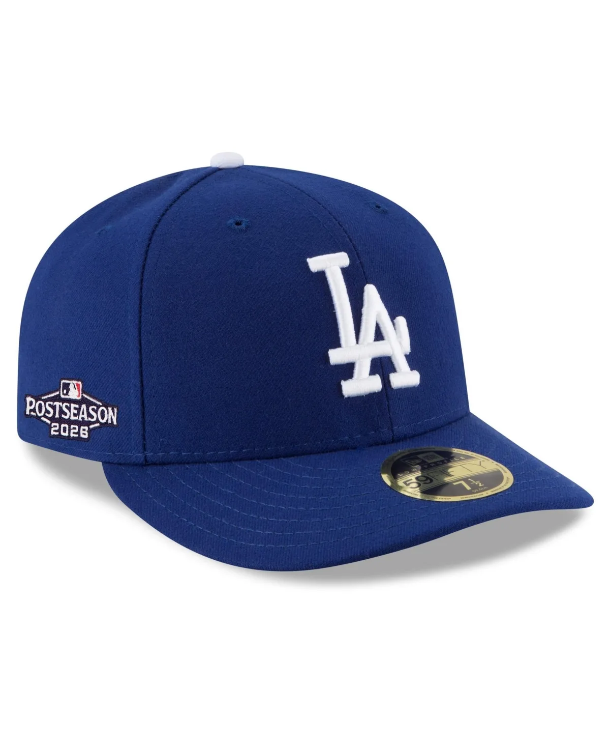 Los Angeles Dodgers 2026 Mlb Postseason Side Patch Low Profile 59FIFTY Fitted Hat by New Era