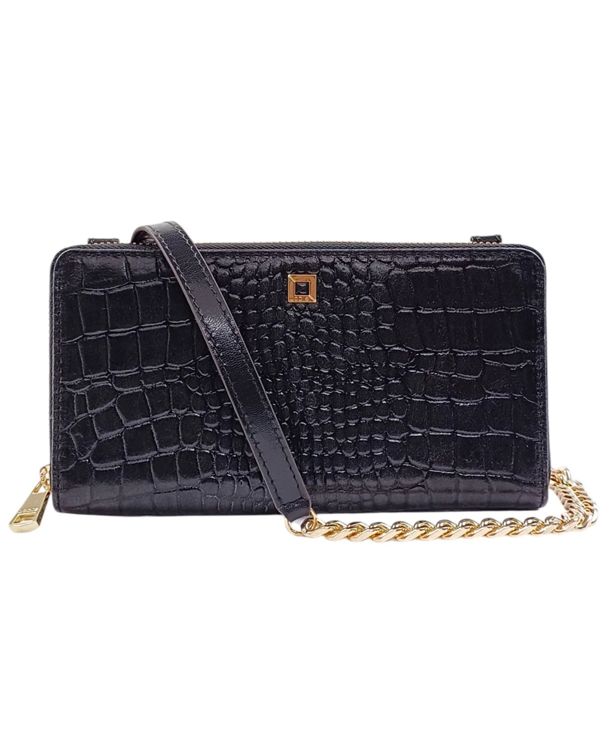 Amara Croco Mini Sling Crossbody Handbag by Lodis