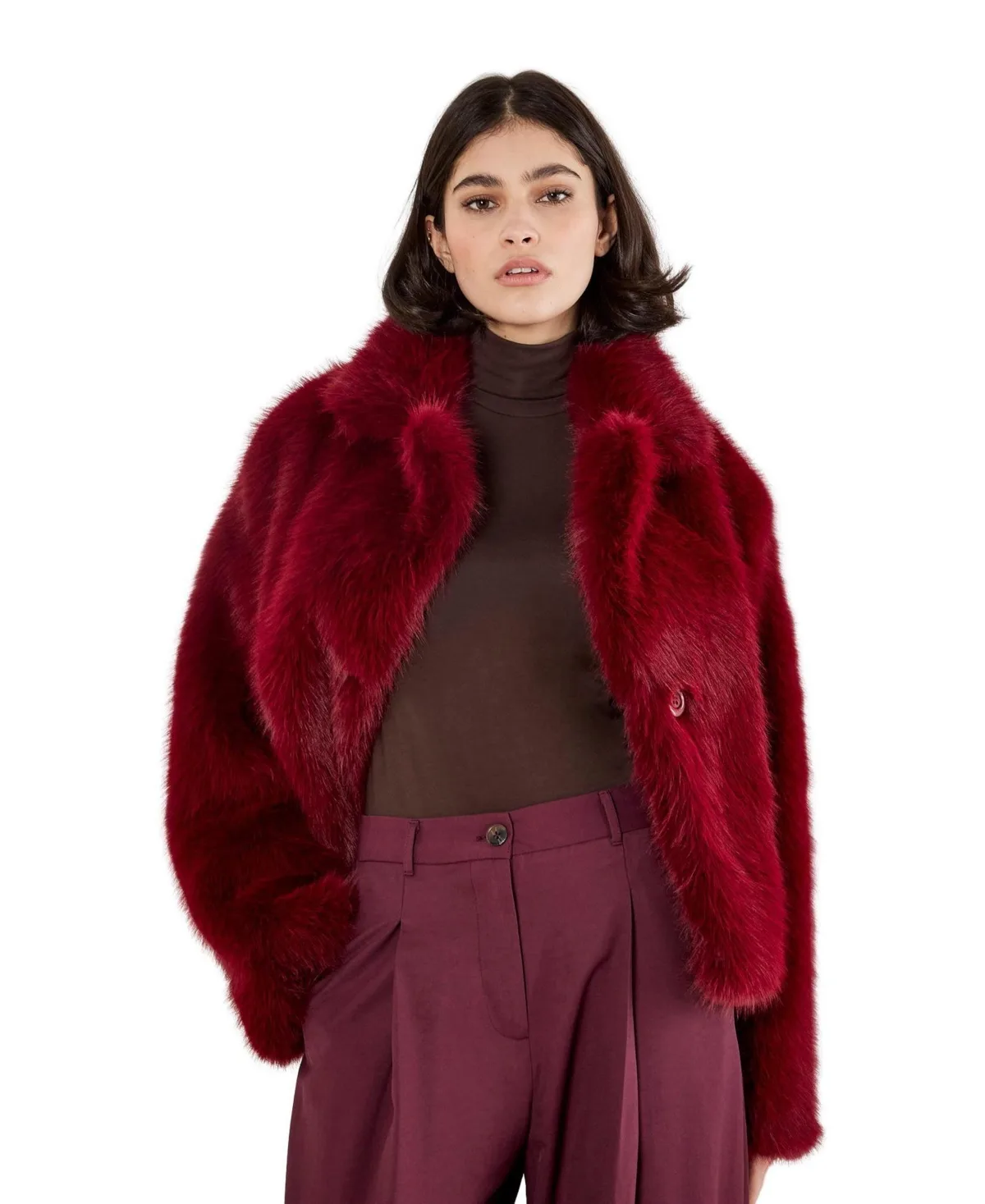 Collar Short Coat by Apricot