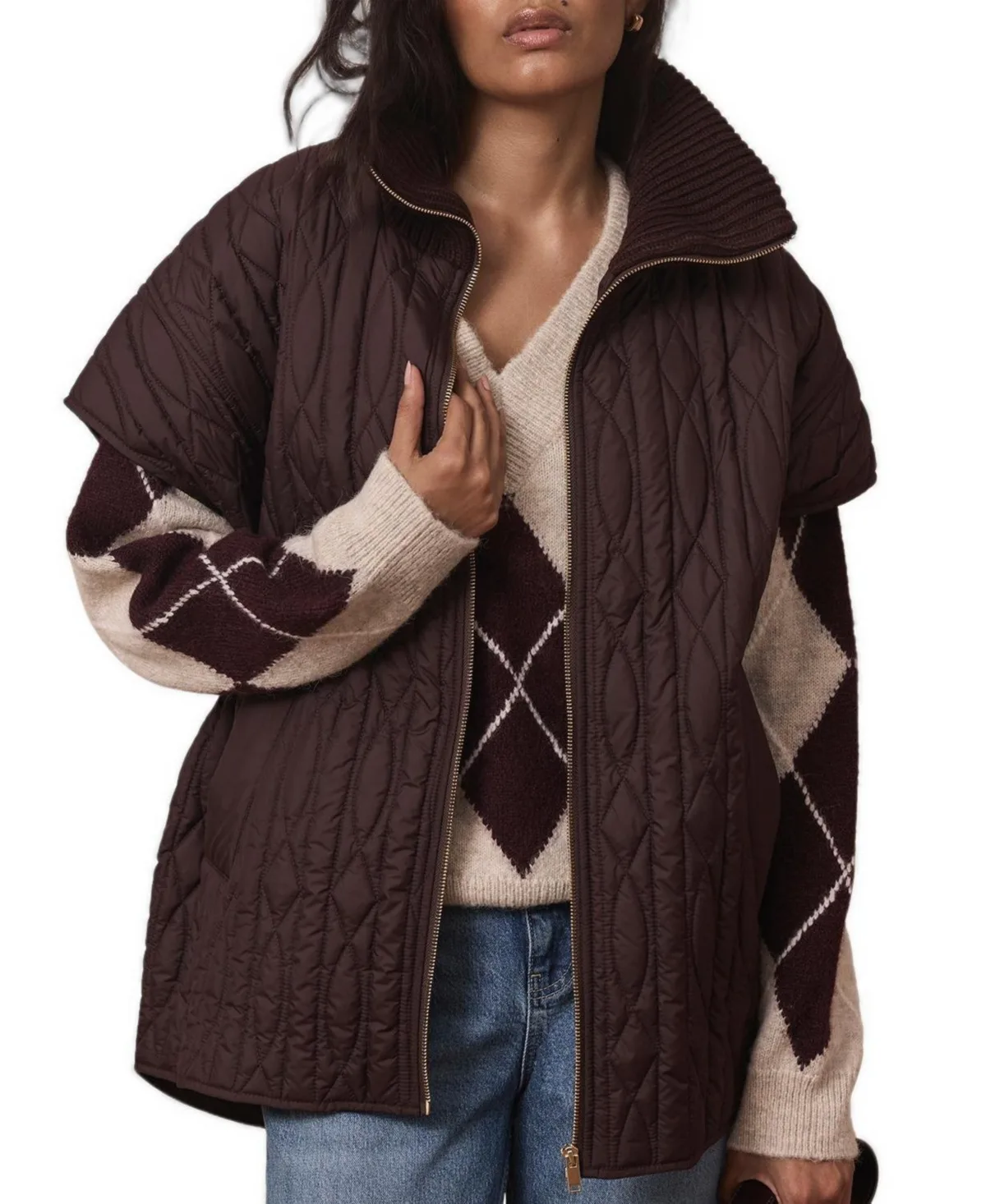 Quilted Vest by Mint Velvet