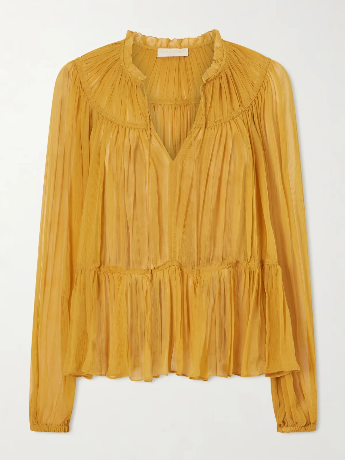 - Leandra Silk-crepon Blouse -