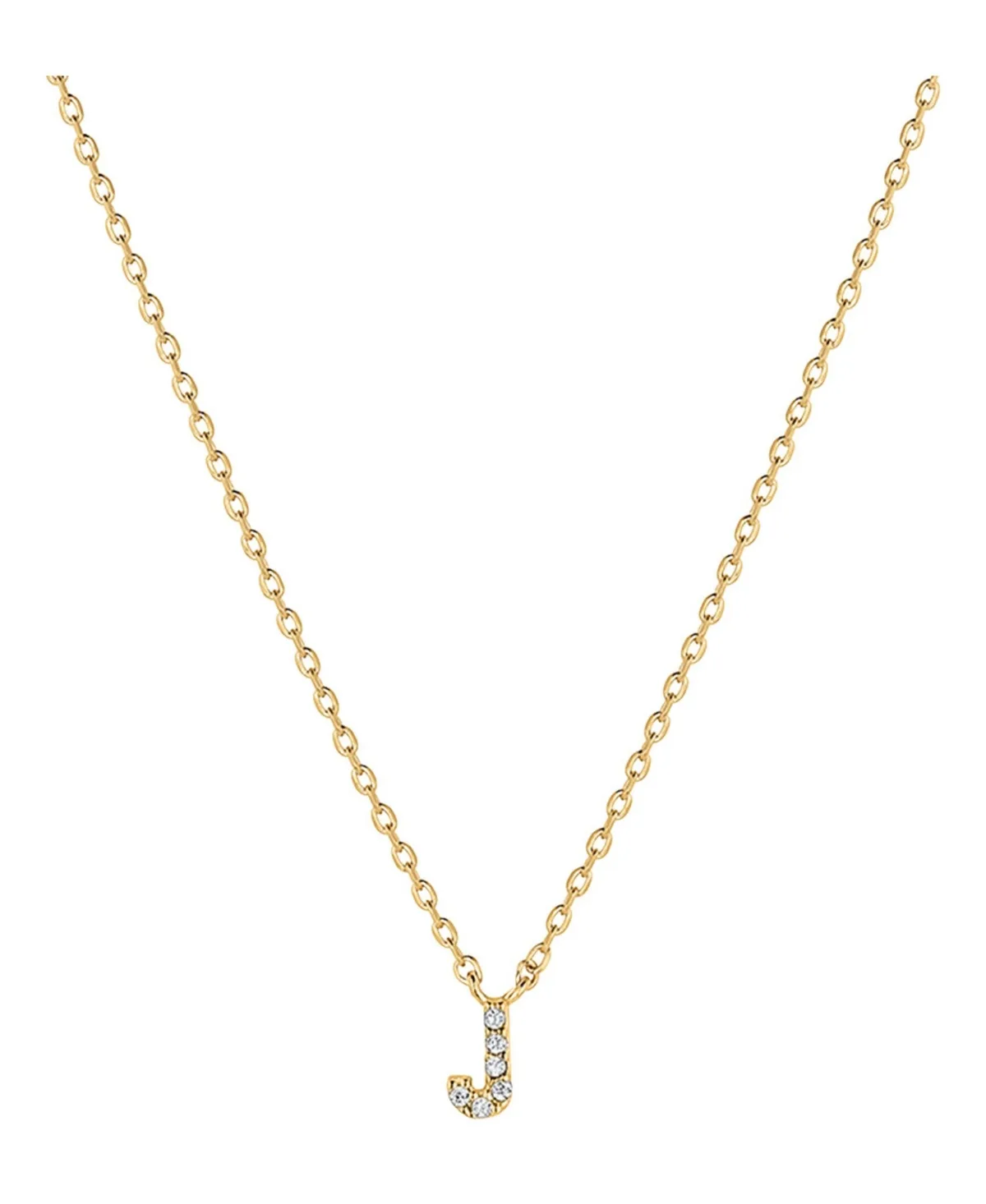 Josh & Chloe Signature Crystal Initial Necklace