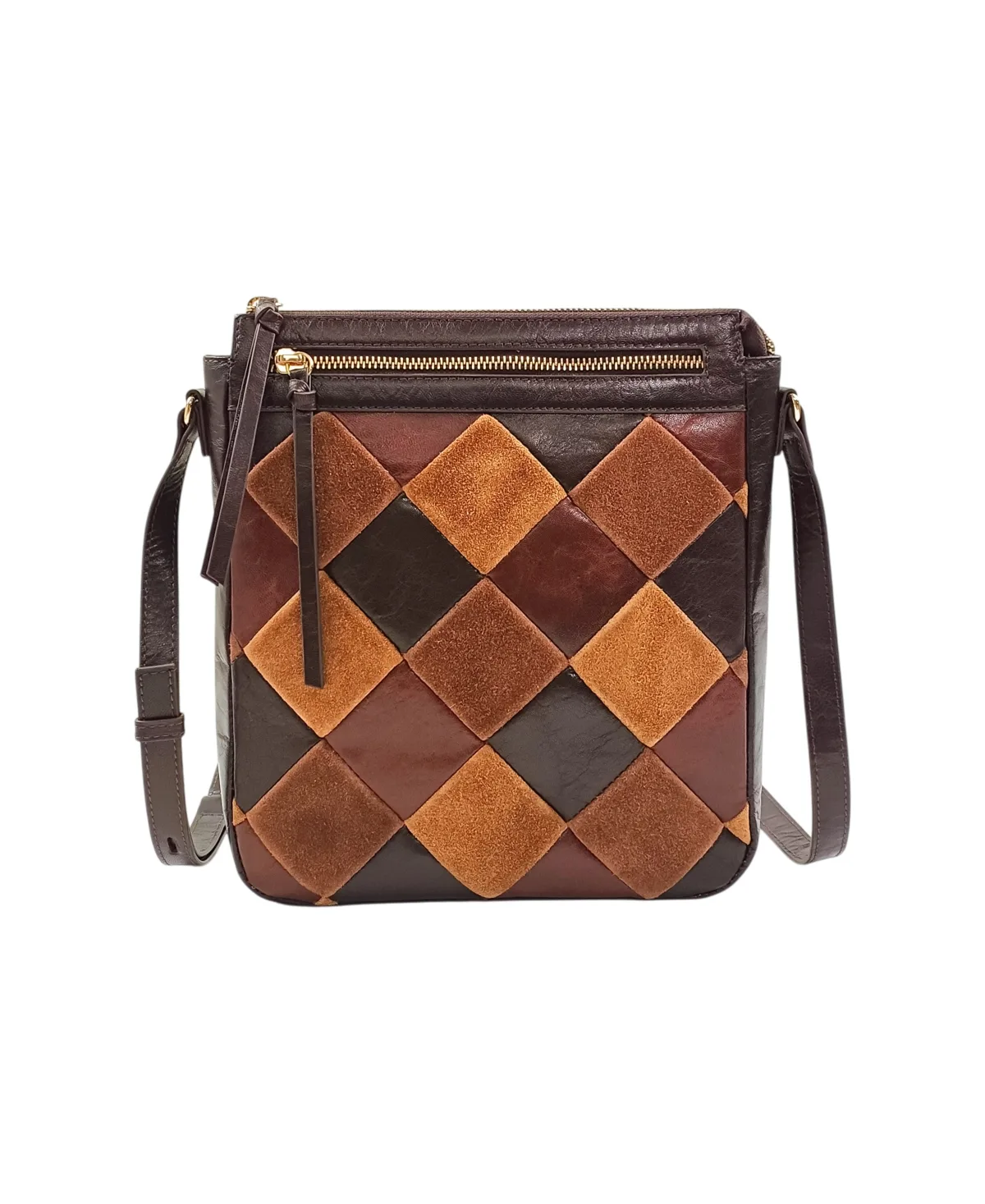 Patch Train North South Small Crossbody Handbag by Lodis