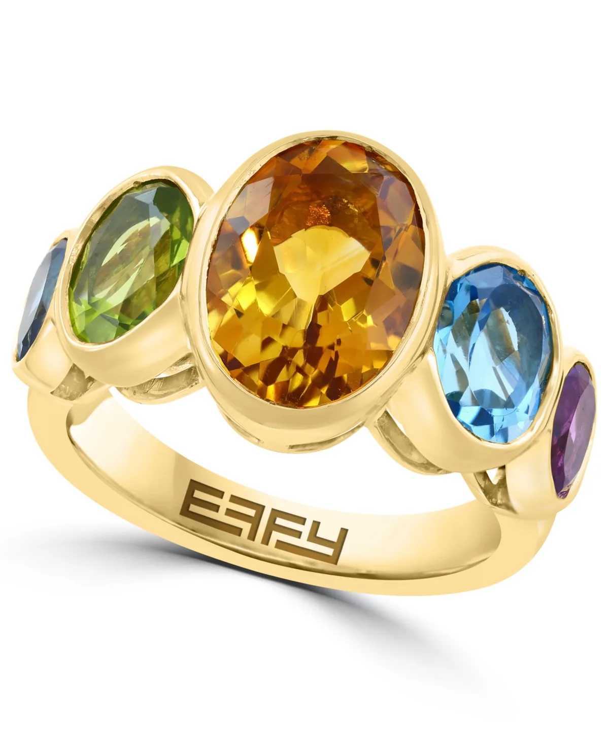 Multi-Stone Cocktail & Statement Open Ring (7-3/8 ct. t.w.) in 14k Gold by Effy Collection