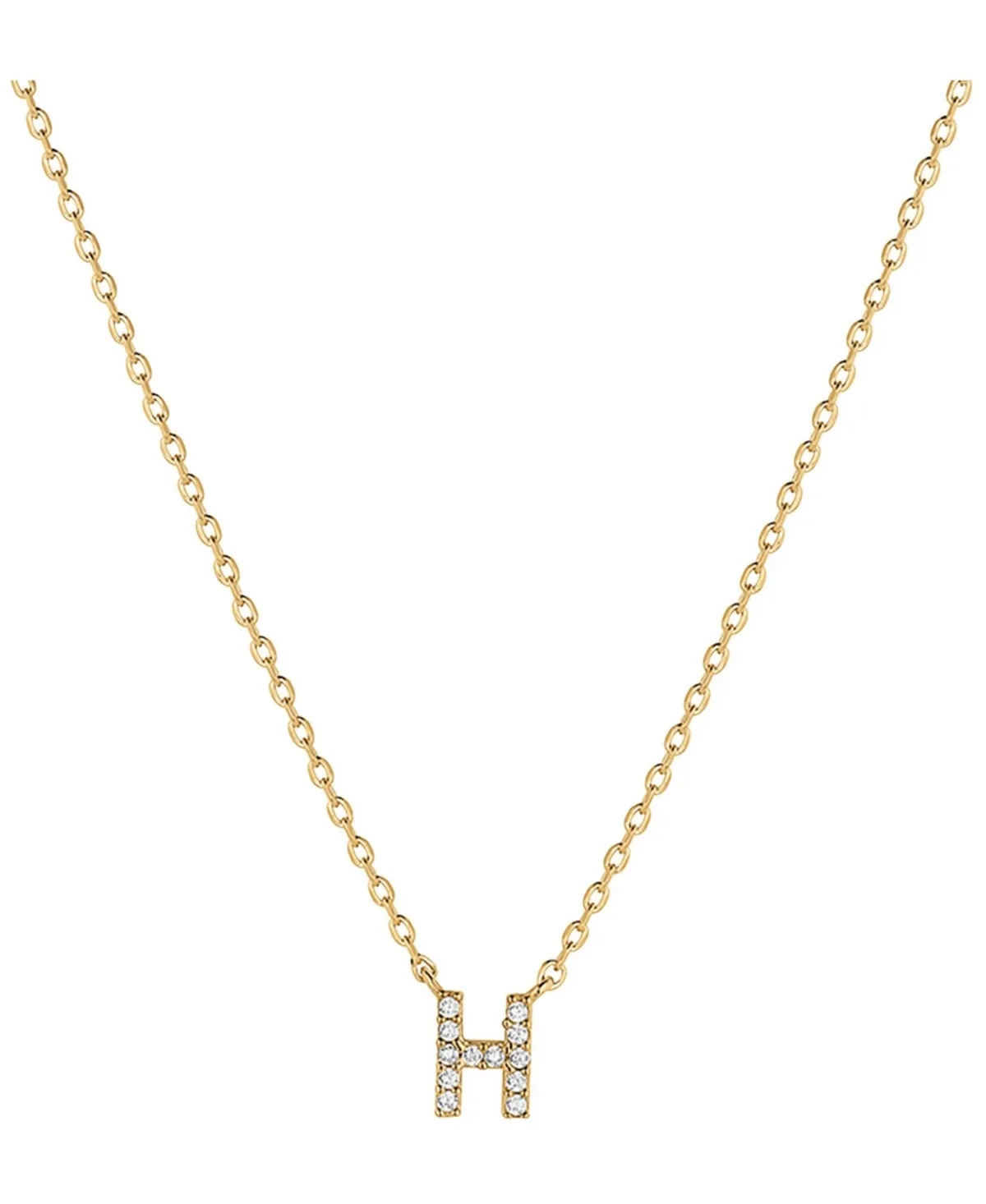 Josh & Chloe Signature Crystal Initial Necklace