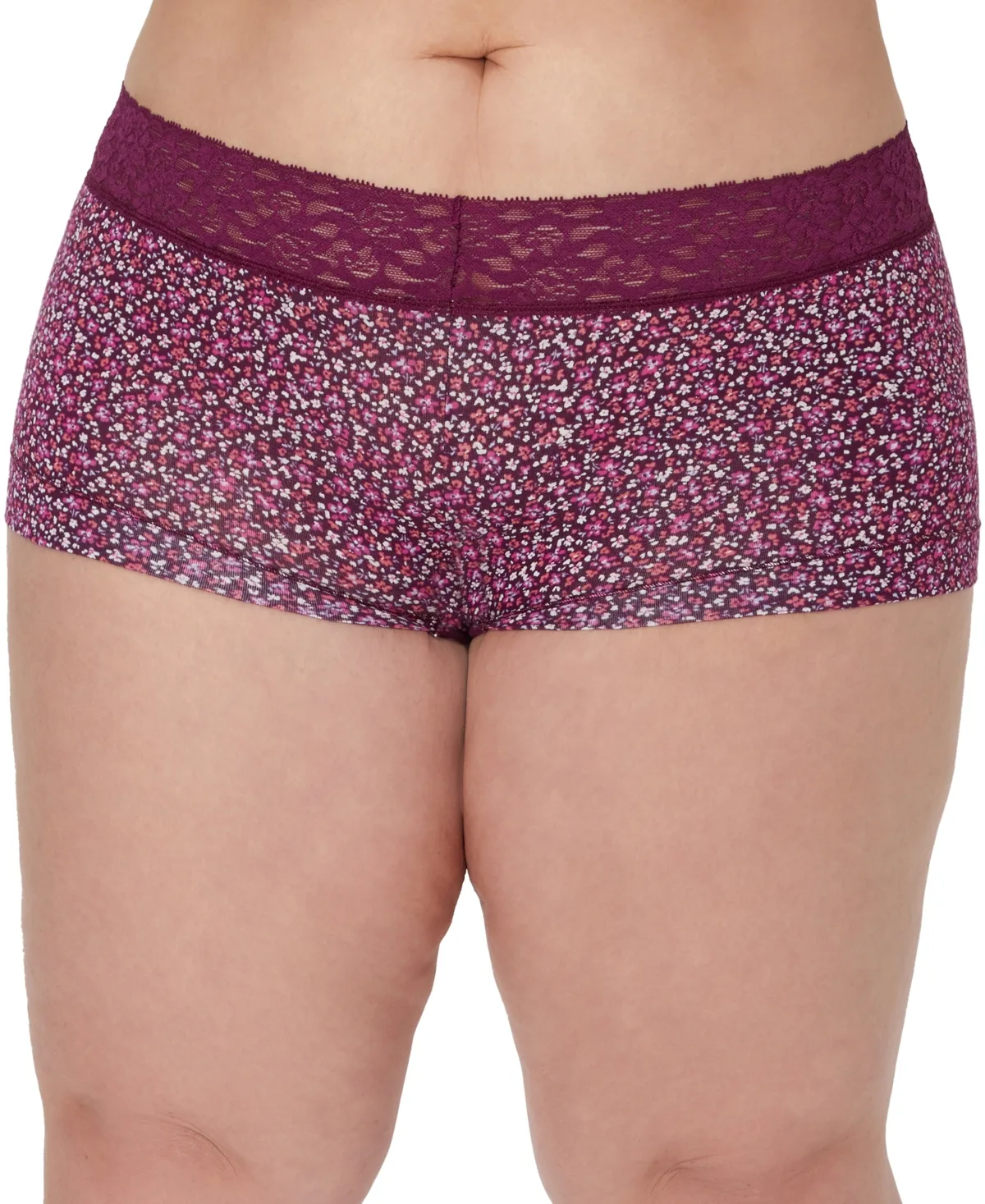 Cotton Dream Lace Boyshort Underwear by Maidenform