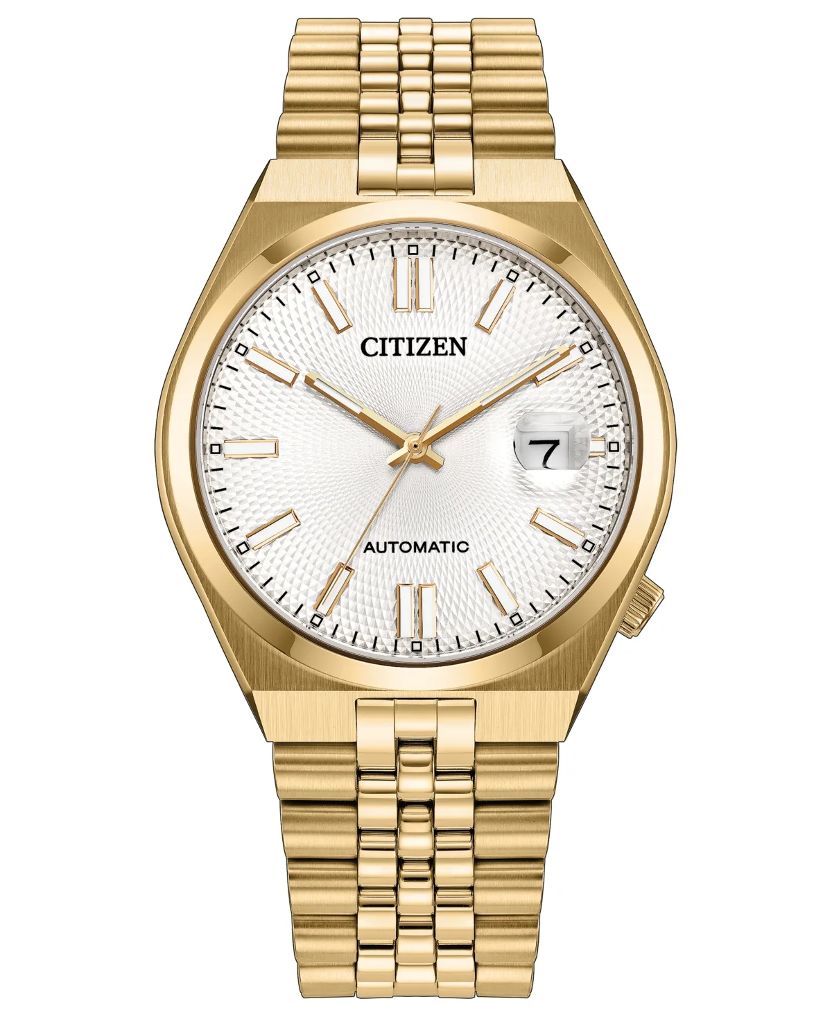 Automatic Tsuyosa Gold-Tone Stainless Steel Bracelet Watch 37mm by Citizen