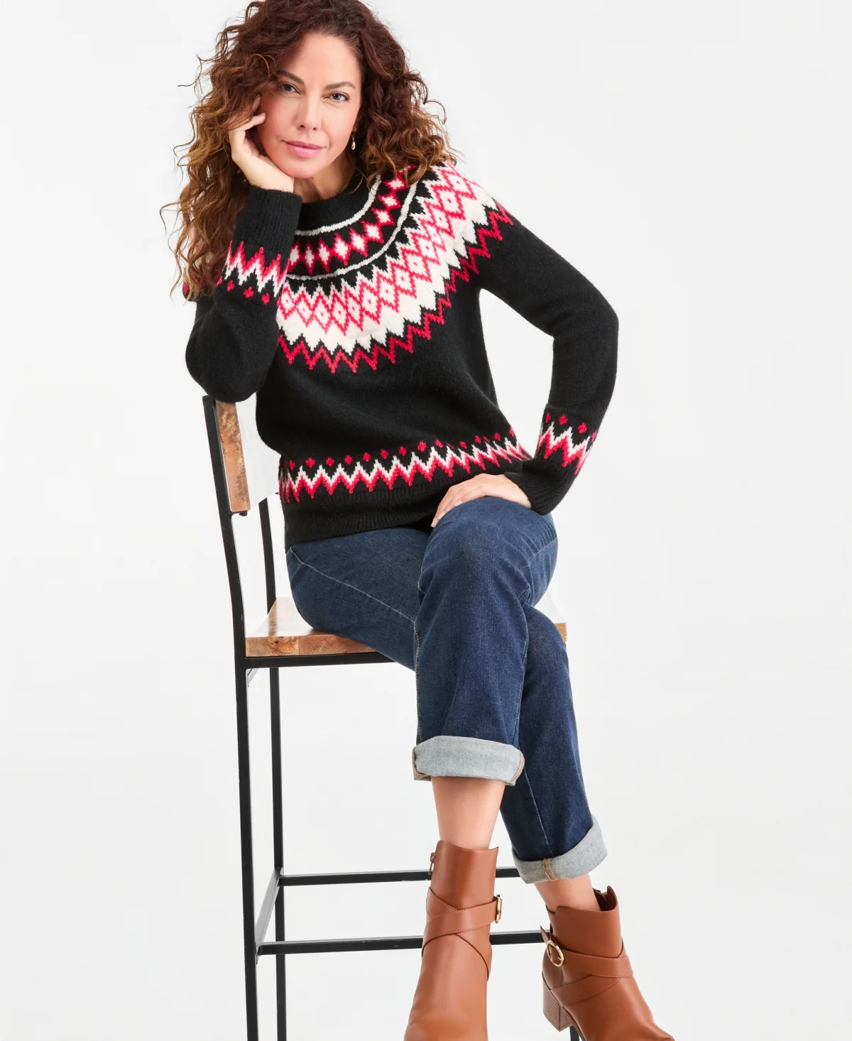 Fair Isle Crewneck Sweater