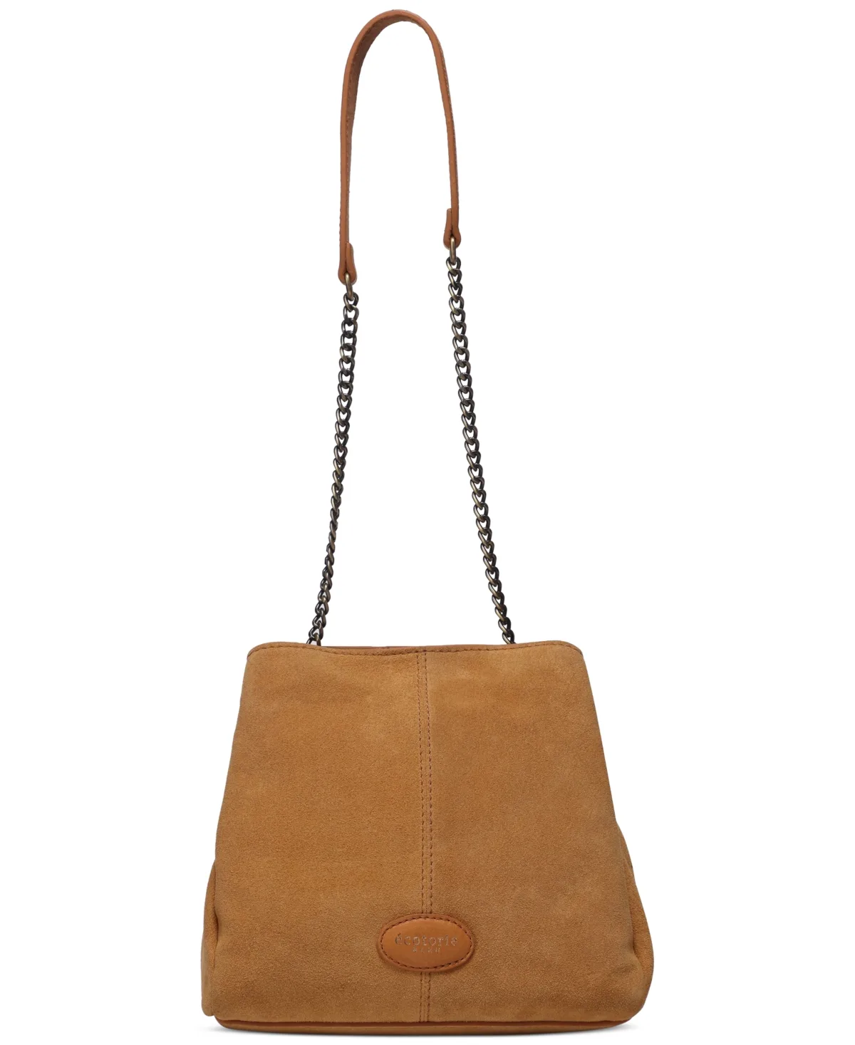 Lynchburg Suede Chain-Strap Shoulder Bag by Ecotorie