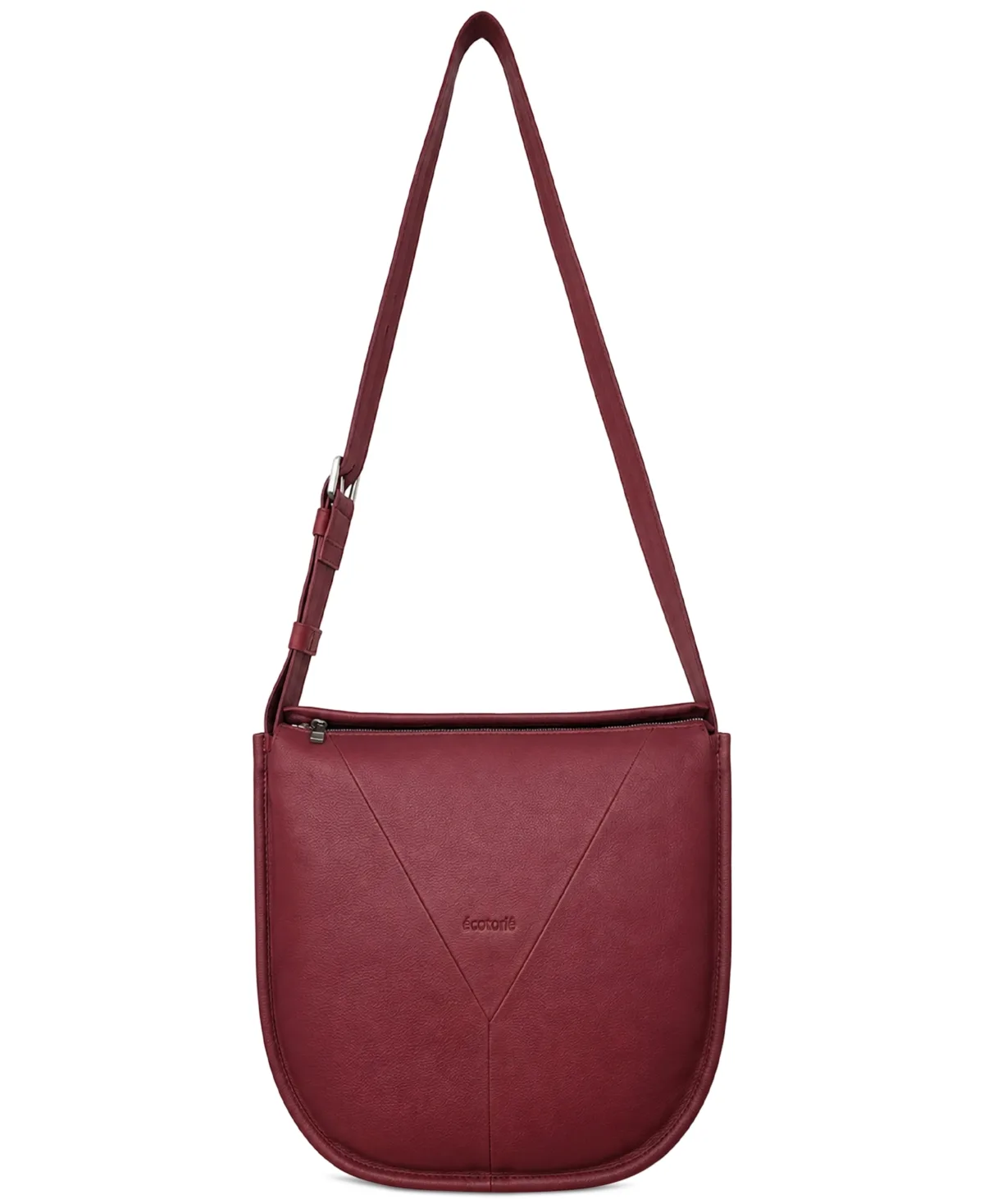 Sissy Leather Slouchy Adjustable Crossbody Handbag