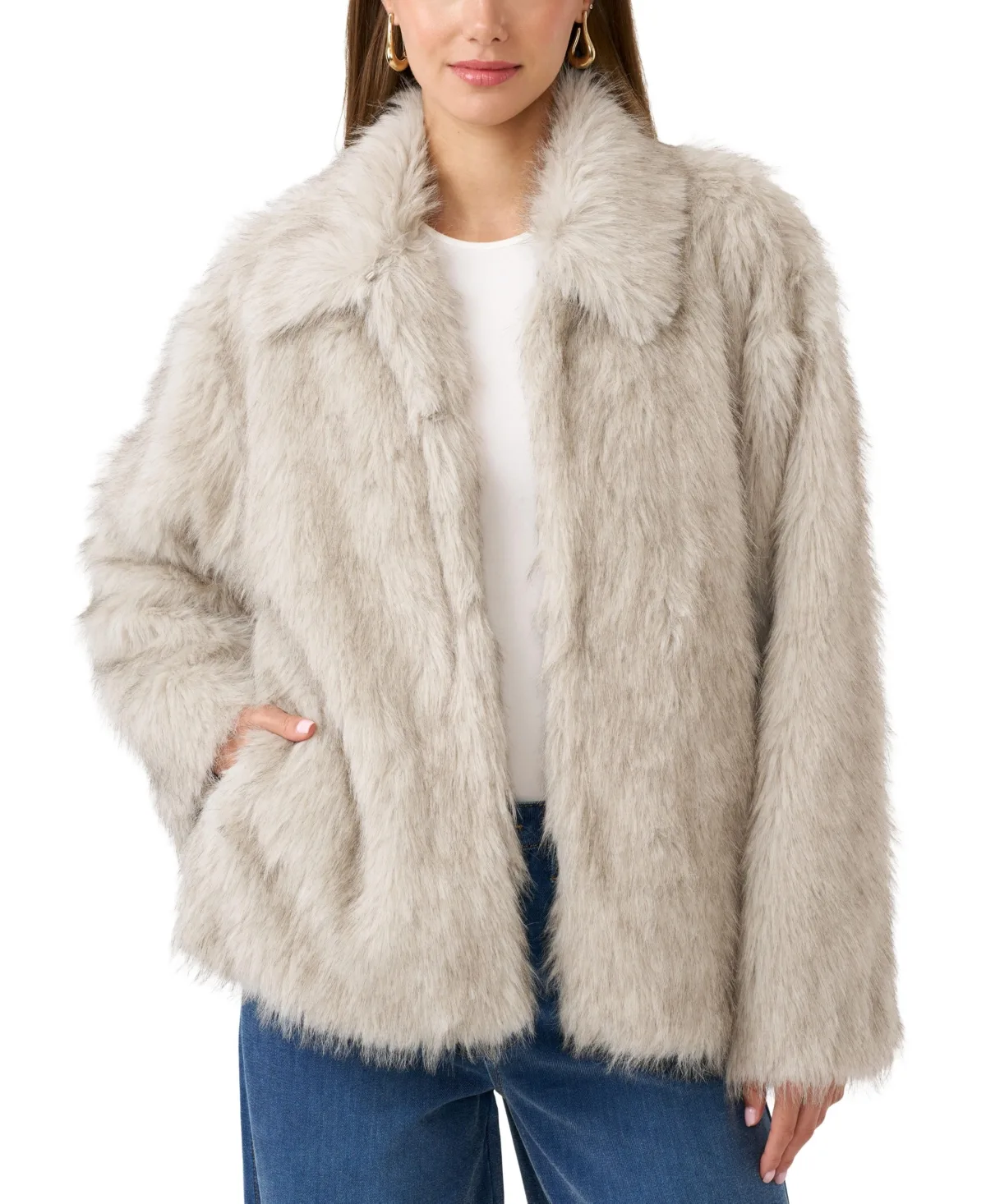 Rm by Rebecca Minkoff Faux Fur Coat