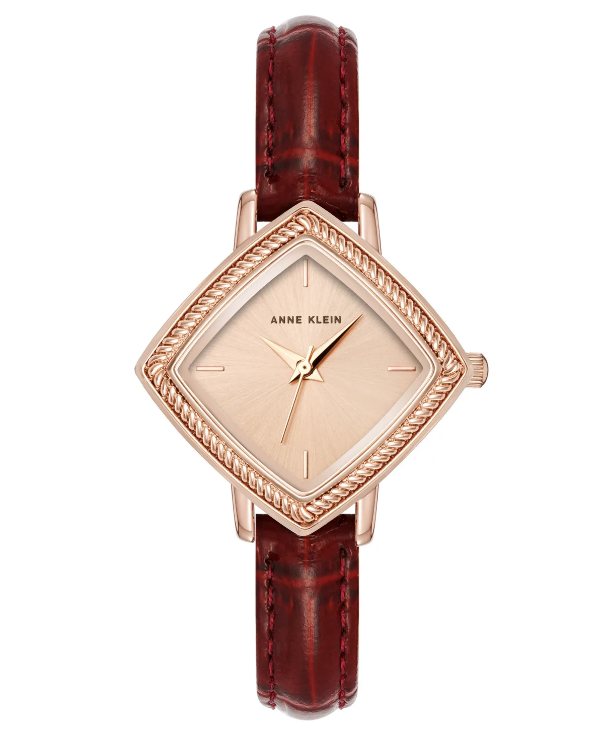 Quartz Square Leather Watch 22mm