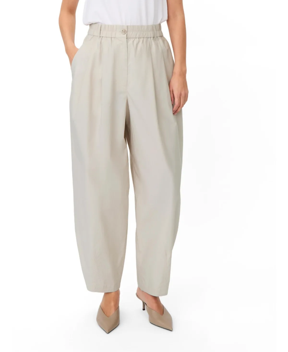 Mapersephona Straight Fit Draped Trouser by Masai Copenhagen