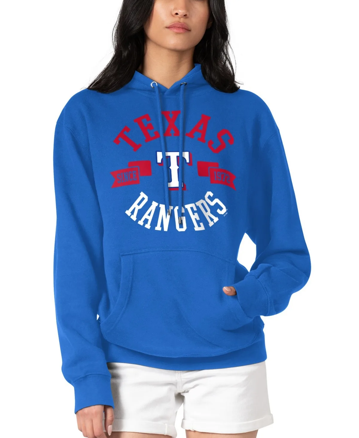 Texas Rangers City Graphic Pullover Hoodie by G-III