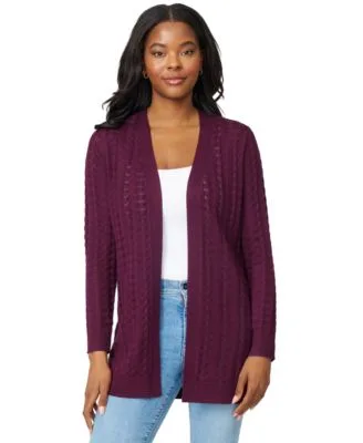 Melissa Paige Pointelle Open Front Cardigan by PAIGE