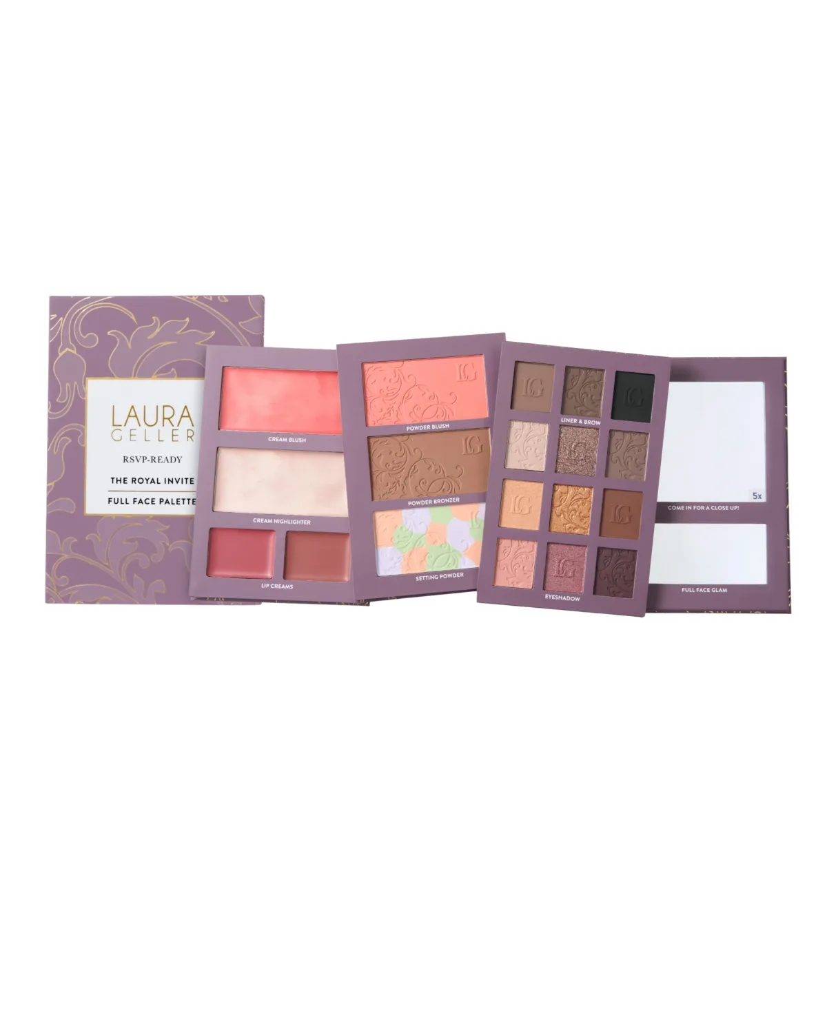 3-Piece Rsvp-Ready the Royal Invite Full Face Palette Set by Laura Geller Beauty