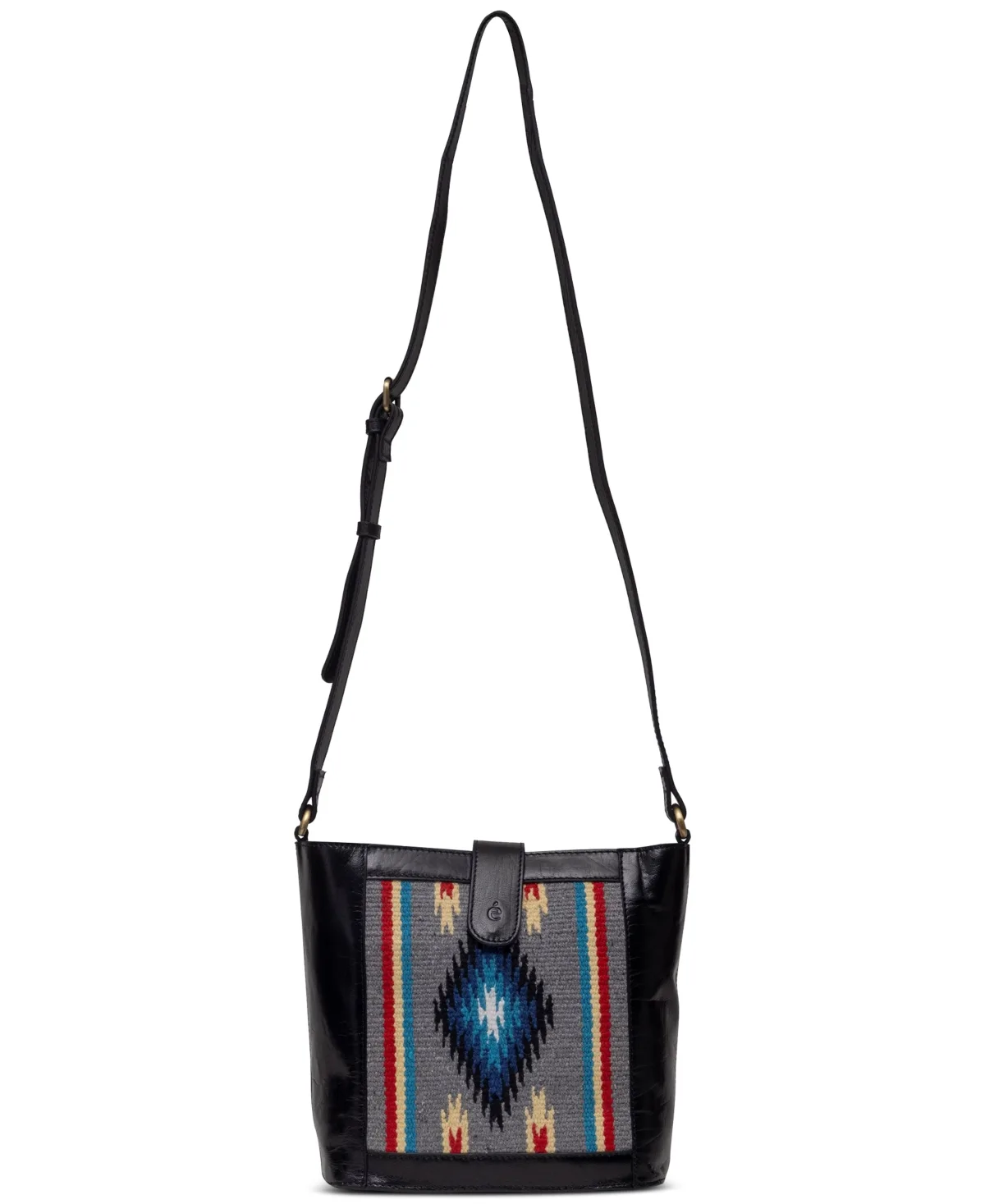 Dunlap Aztec-Inspired Leather Crossbody Bag by Ecotorie