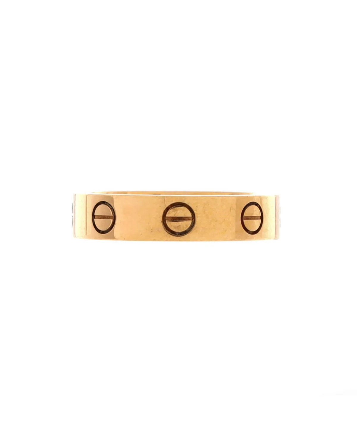 Pre-Owned Cartier Diamond Love Wedding Band (0.02 ct.) in 18K Rose Gold by Cartier's
