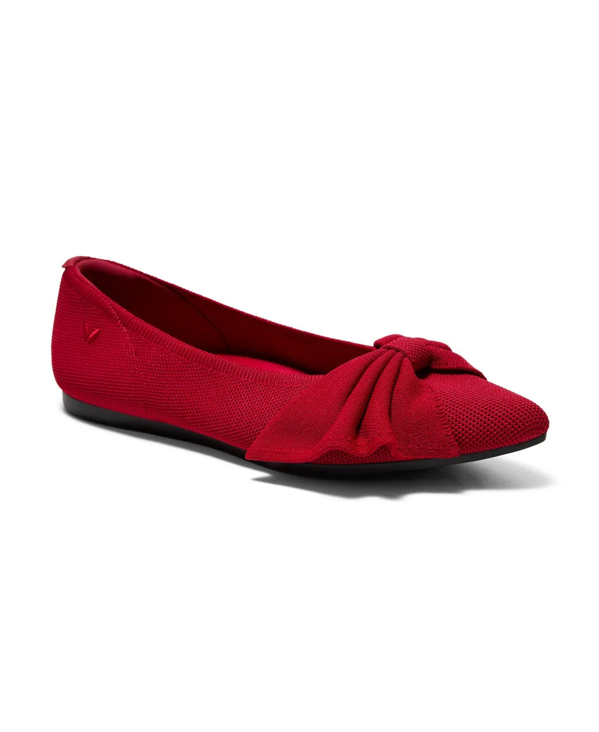 Azura Pointed-Toe Bow Ballet Flats by Vivaia