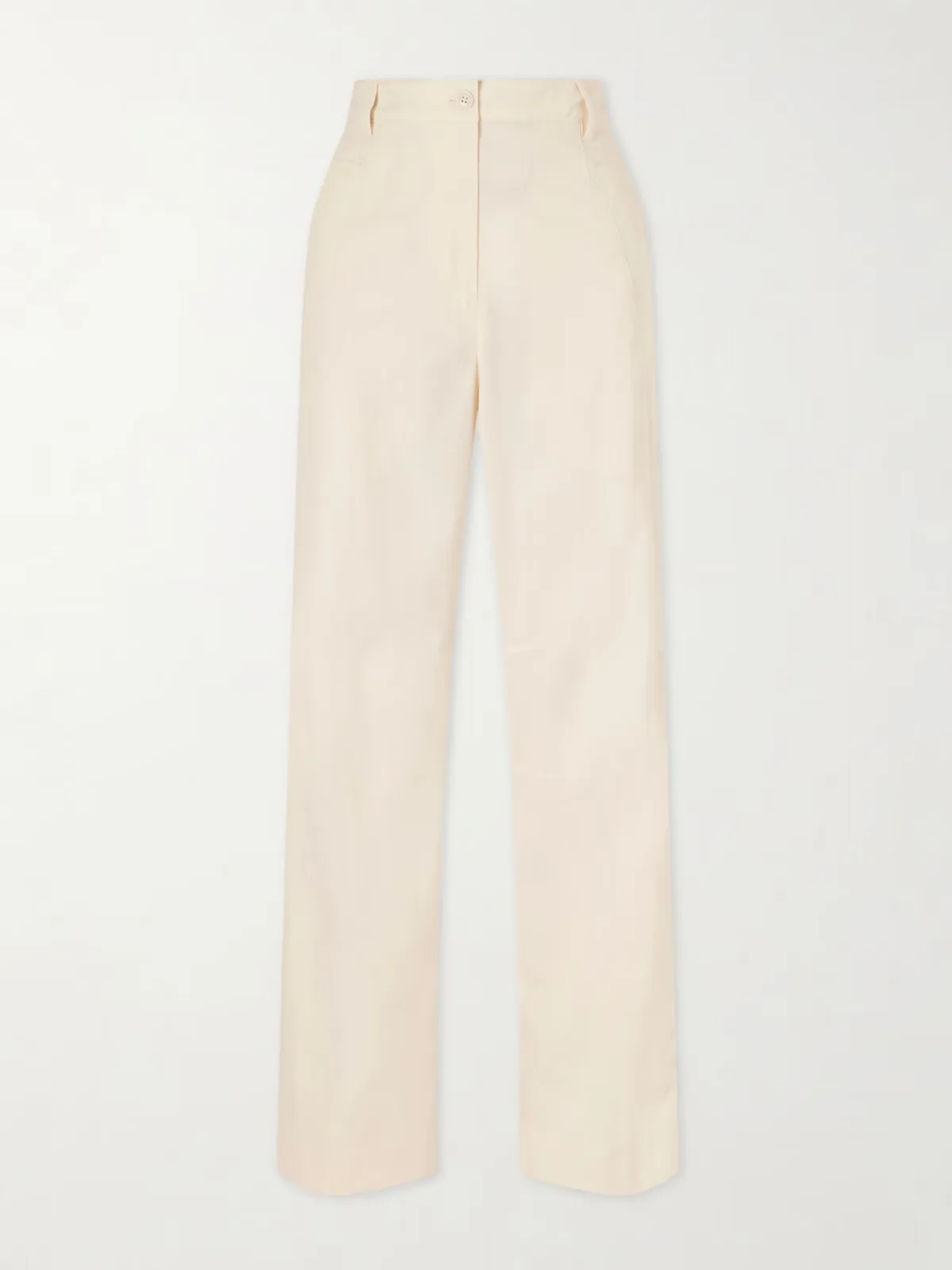 - Pincks Wide-leg Cotton-poplin Pants -