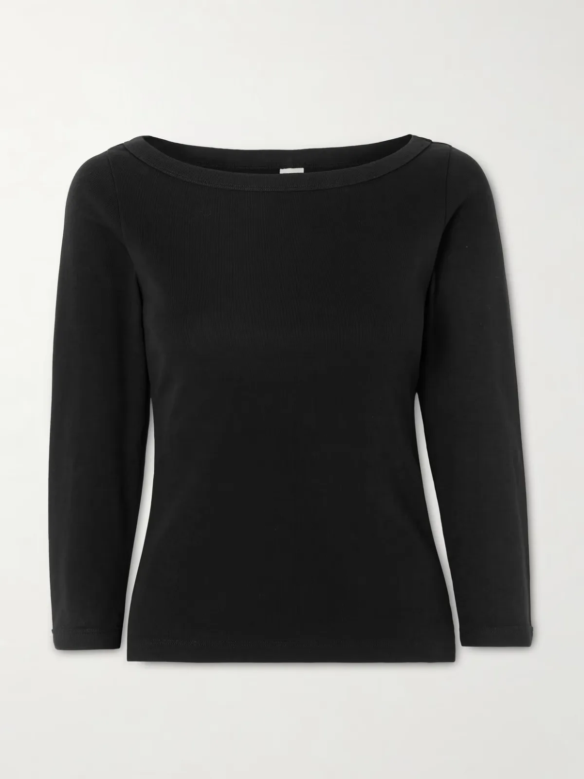 - Steffi Ribbed Organic Cotton-jersey T-shirt -