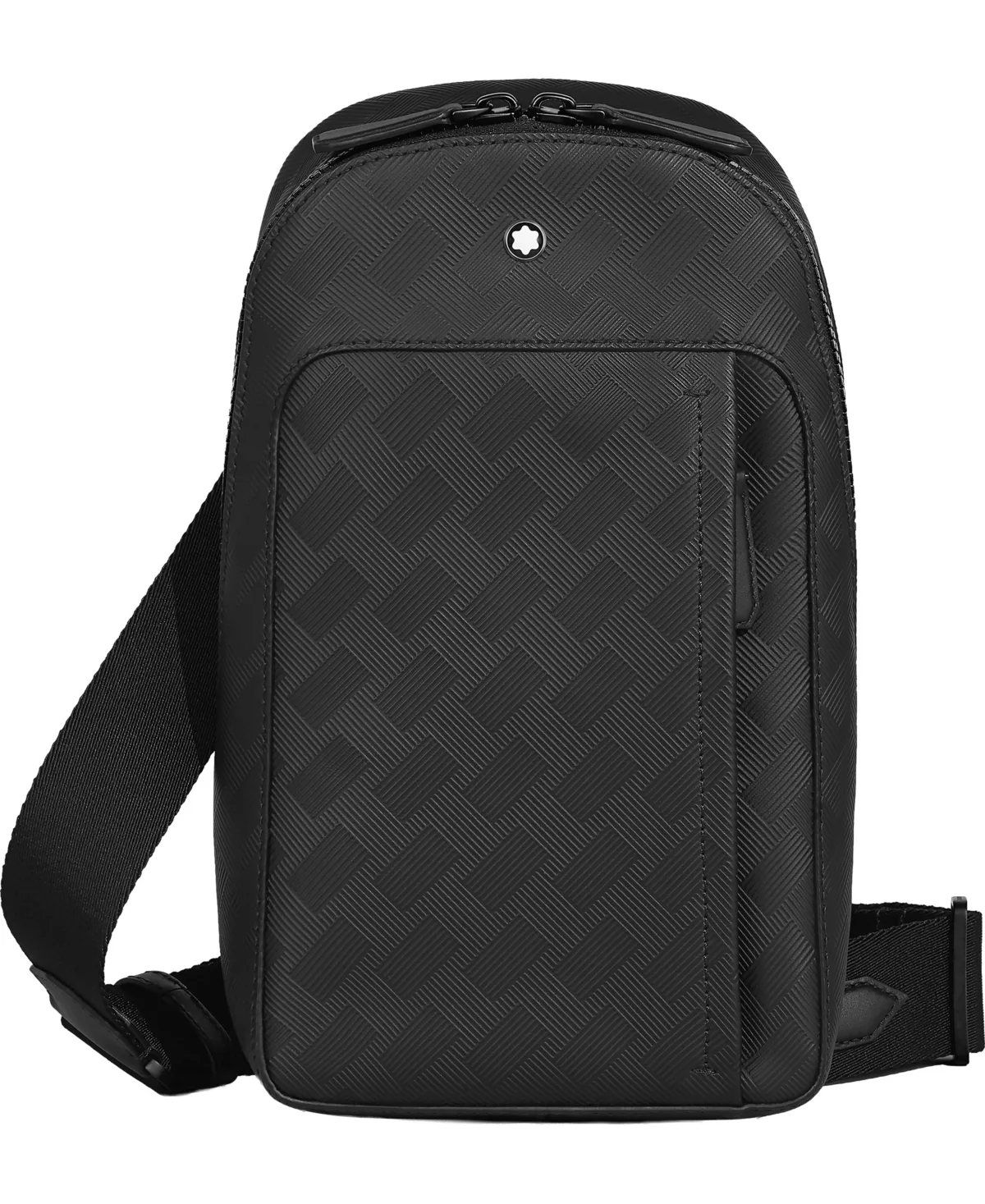 Companion Embossed Leather Crossbody Bag by Montblanc