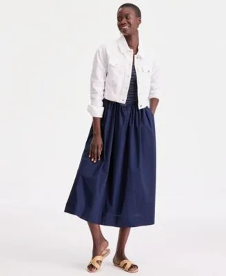 Cropped Denim Trucker Jacket by On 34th
