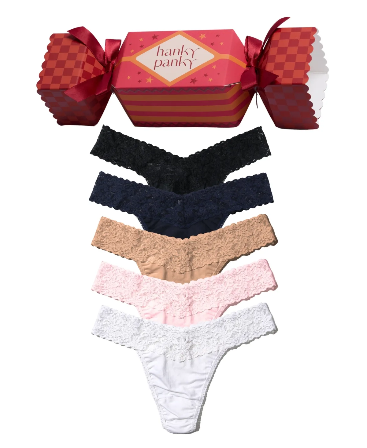 Lace Floral Low-Rise Thong by Hanky Panky