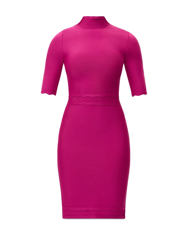 The Campbell High Neck Dress by Herve Leger