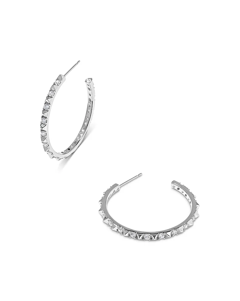 Fate Crystal & Spike Hoop Earrings by Kendra Scott
