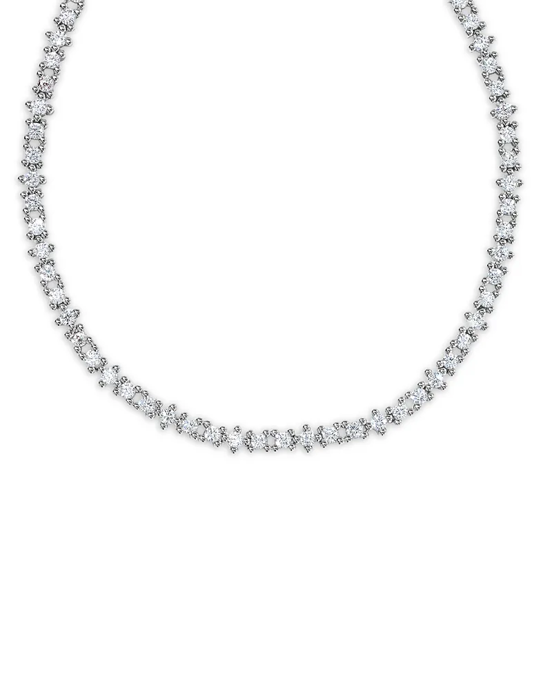 Fate Cubic Zirconia Tennis Necklace, 20