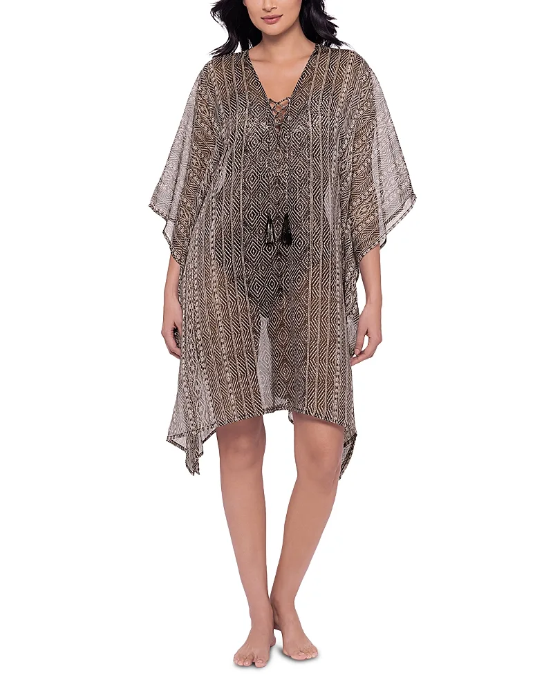 Lavrian Caftan Swim Cover-Up by Miraclesuit