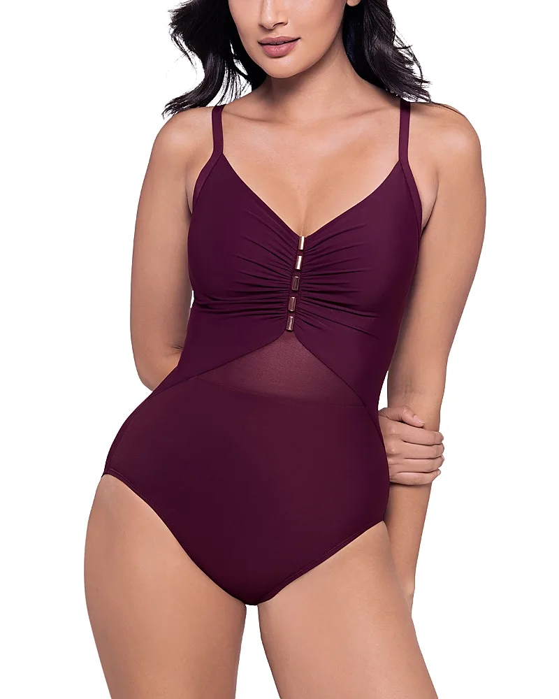 Network News Mariposa One Piece Swimsuit by Miraclesuit