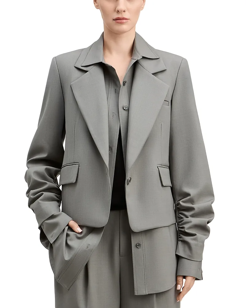 Charlie Stretch Single Breasted Blazer by Derek Lam